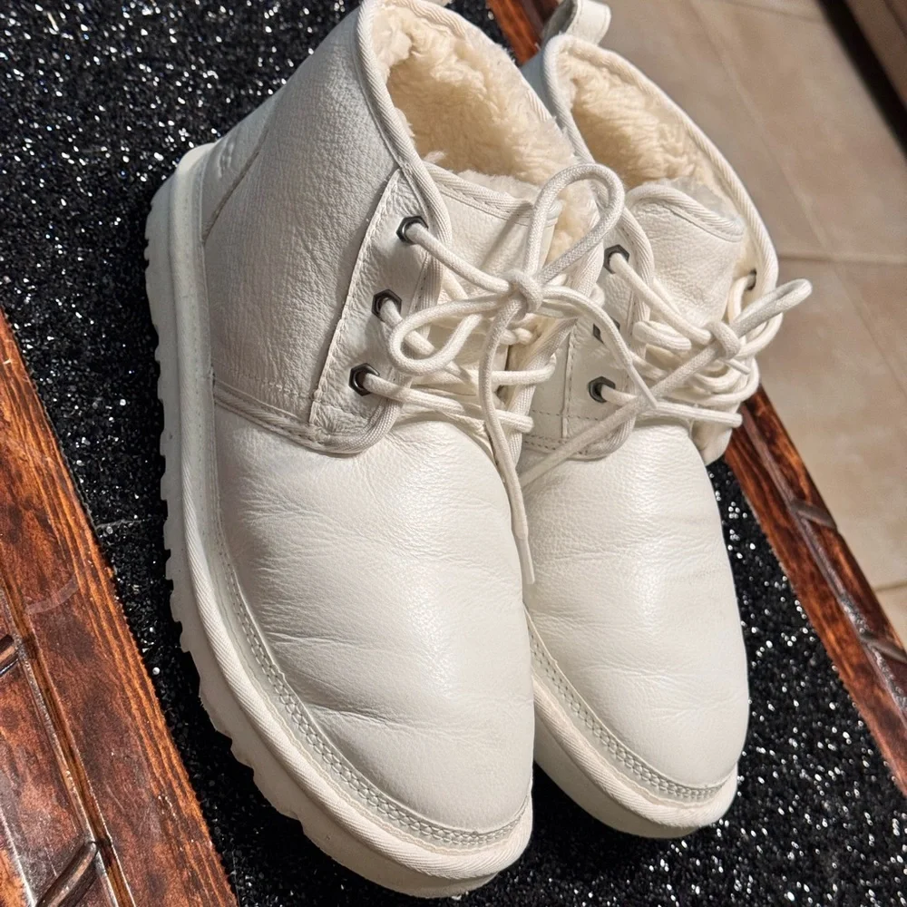 UGG Men's White Chukka Boots